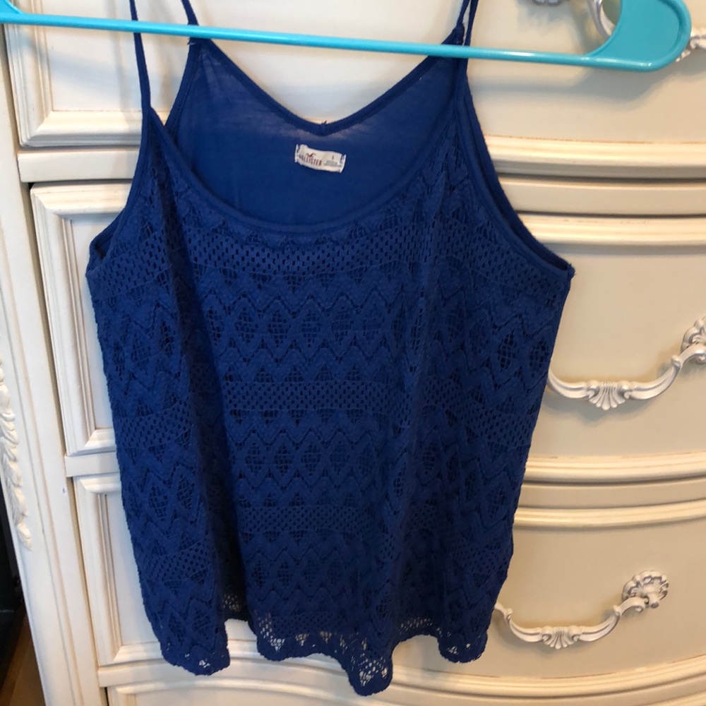 Hollister cross back tank top